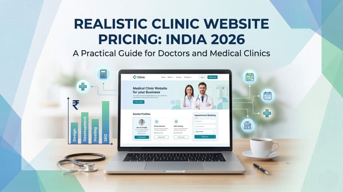 Clinic Website Cost in India (2026): What Doctors Should Budget