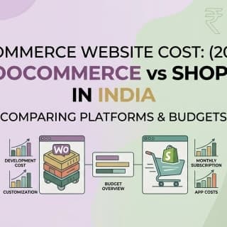 Ecommerce Website Cost in India (2026): WooCommerce vs Shopify