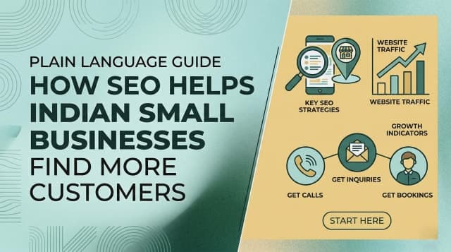 How SEO Helps Small Businesses in India Get Customers (Plain Language Guide)